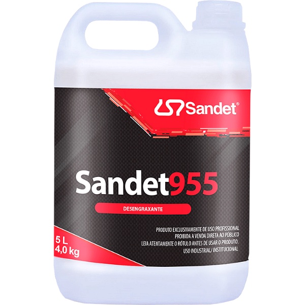 955 Desengraxante 5L Limpa Motor Remove Graxa e Óleo Sandet