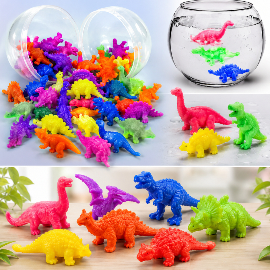 50 Bicho Cresce Na Aguá Brinquedo P/ Brinquedo Kit Festa Lembrancinha Aniversario Prenda  novo