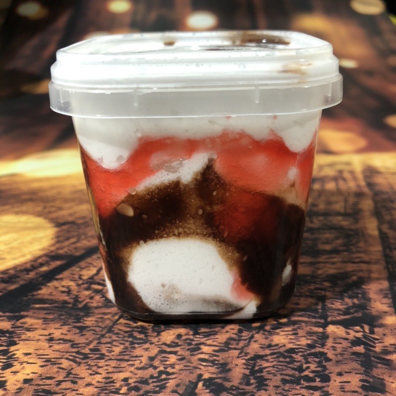 50 pote com lacre 220 ml quadrado bolo no pote doces temperos ( chocobraz )