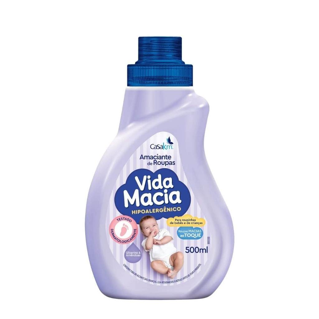 AMACIANTE GLICERINA E AMENDOAS 500ML VIDA MACIA