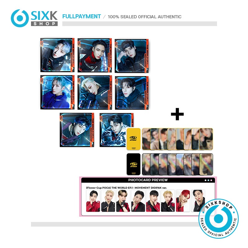 (POB 4types + DIGIPACK VER SELECT ) ATEEZ EP.1 MOVEMENT ALBUM
