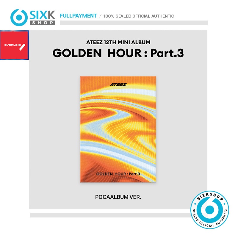 (EVERLINE POB_SELECT MEMBER) ATEEZ 12th Mini Album [GOLDEN HOUR : Part.3]