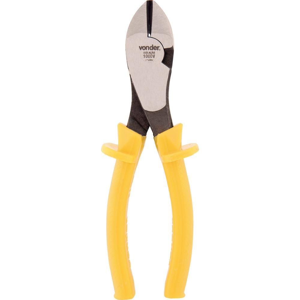 Alicate Corte Diagonal 7" Cromo Vanádio Isolado 1000V Vonder