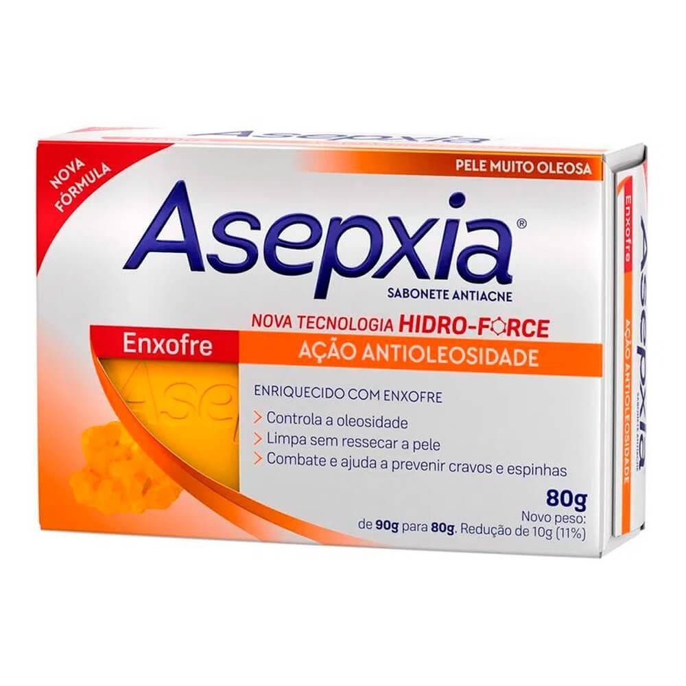 ASEPXIA SABONETE ENXOFRE COM 80G