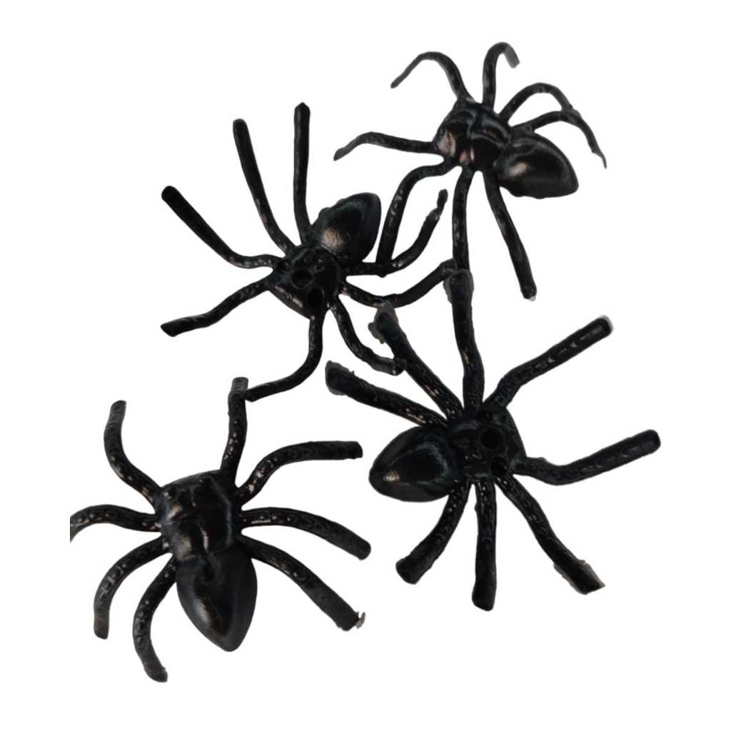 30 Aranha De Mentira Para Kit Festa Lembrancinha Prenda Criança Halloween Aranha Falsa