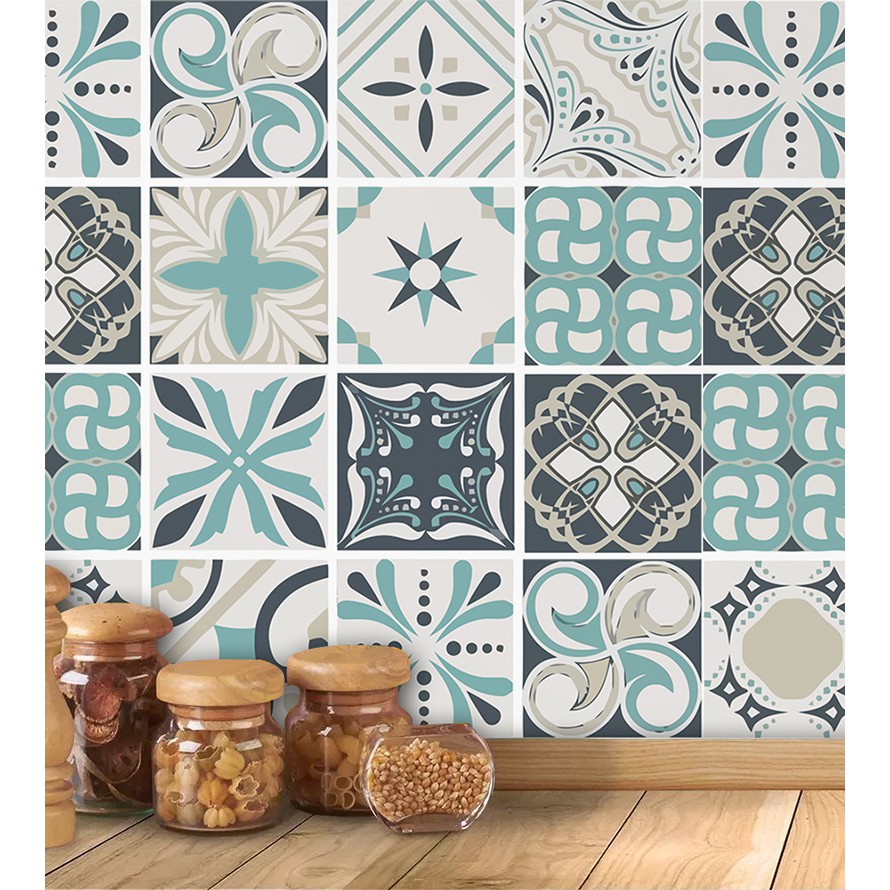 Adesivo Azulejo Grego