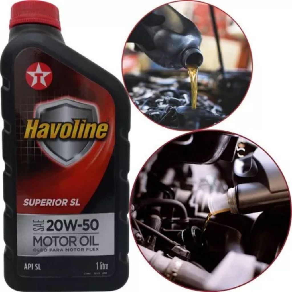 1 Litro Óleo Lubrificante Motor Mineral 20w50 Superior Sl Texaco Havoline