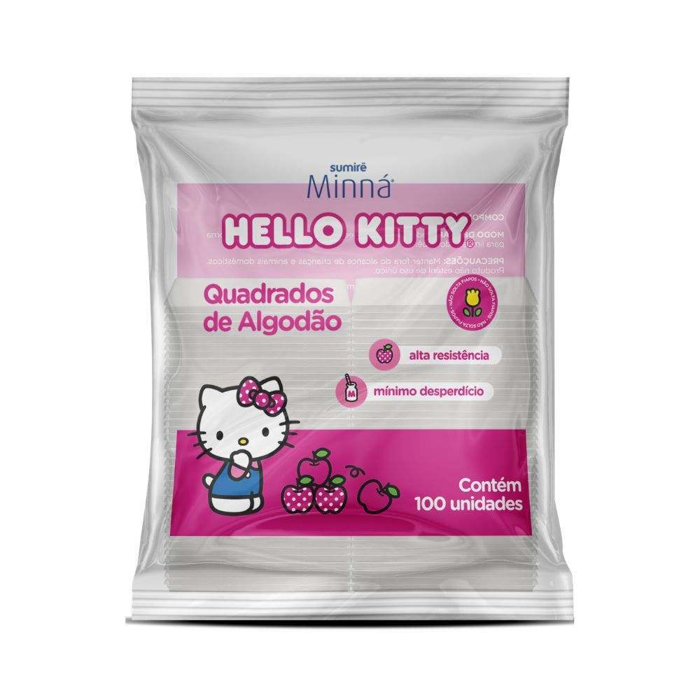 Algodão Minná Quadrado Hello Kitty 50g