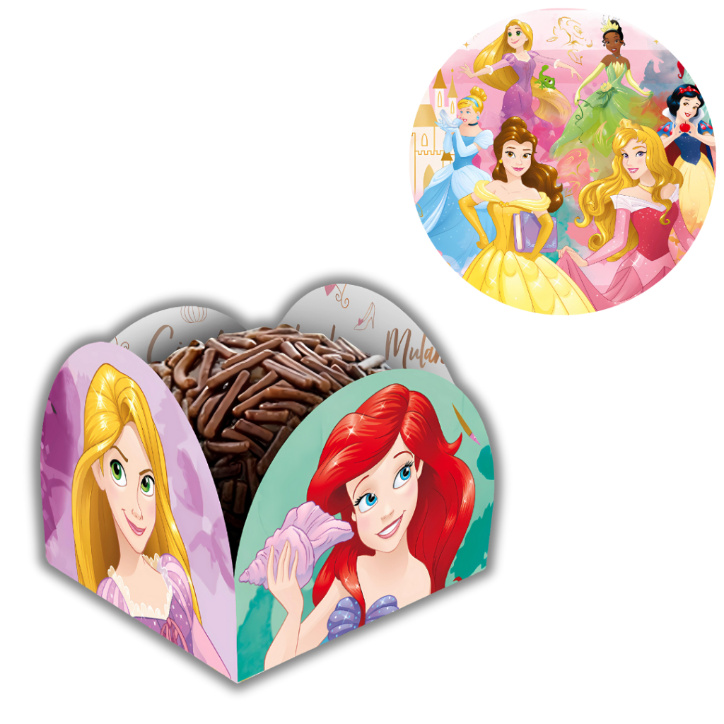 50~250 PORTA FORMINHA PRINCESAS DISNEY  Regina(CHOCO)