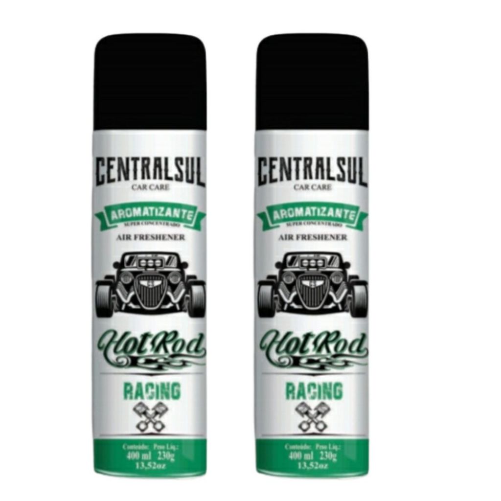 2 aromatizante HOT ROD Racing CENTRALSUL AROMATIZANTE  AUTOMOTIVO e aromatizante de ambiente