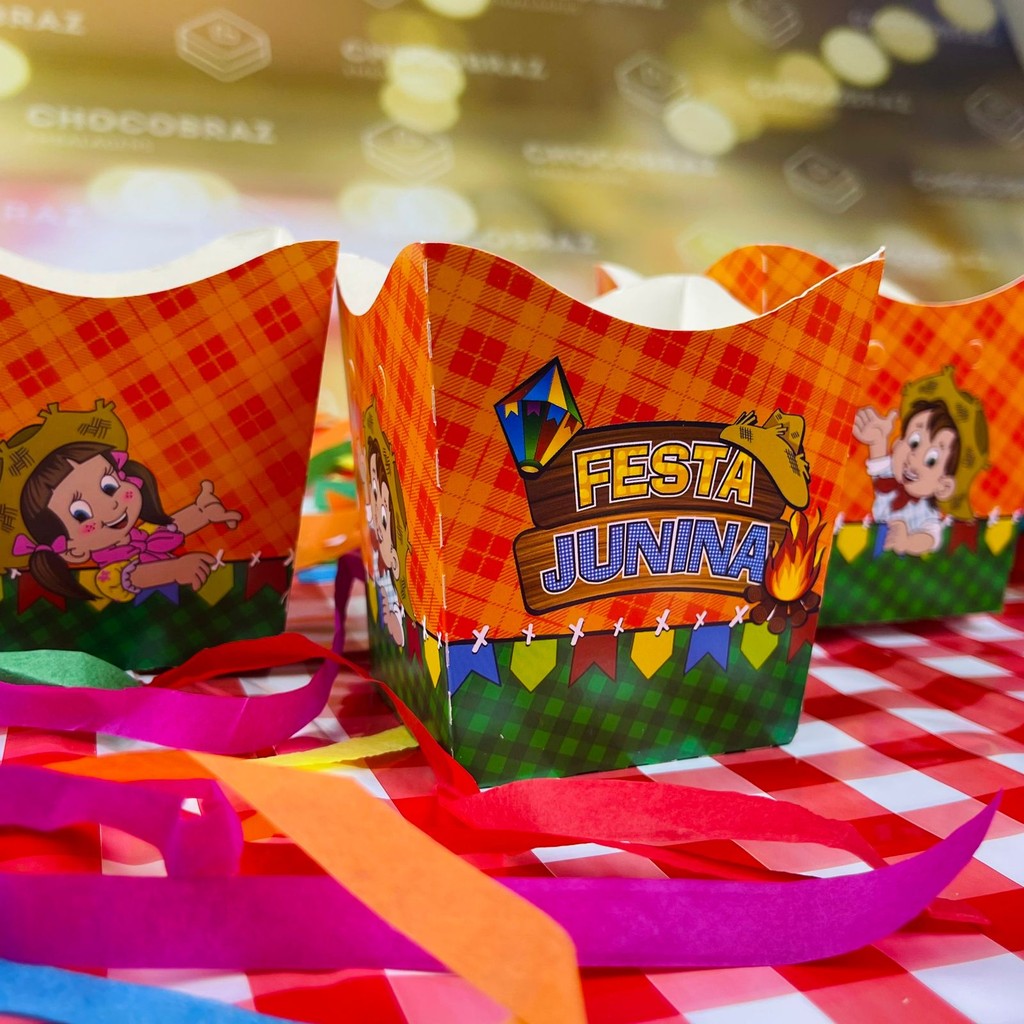 30 CACHEPO PIPOCA FESTA JUNINA 9X9X7CM 61.1 ( NC TOYS CACHEPO ) ( SEMPRE FESTA ) FESTA JUNINA 2025