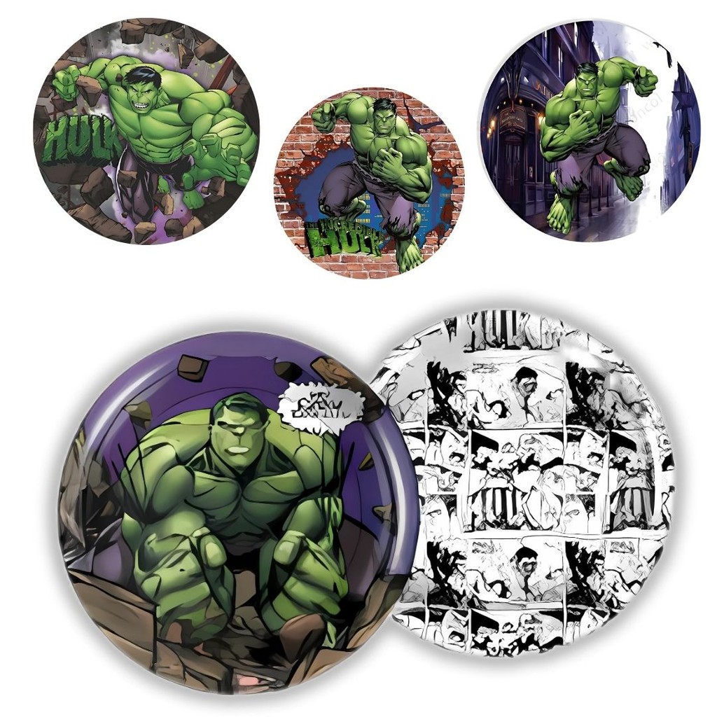 8~40 PRATO BOLO FESTA  HULK  DE PAPEL 18 CM REGINA(CHOCO)