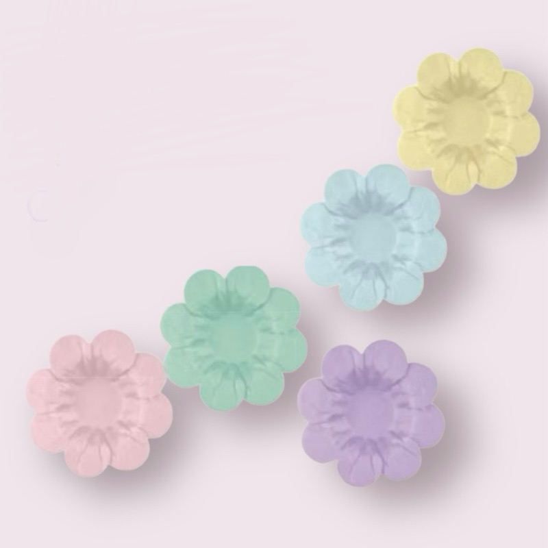50~250 FORMINHAS CANDY COLORS PARA DOCES MODELO FLOR MARGARIDA