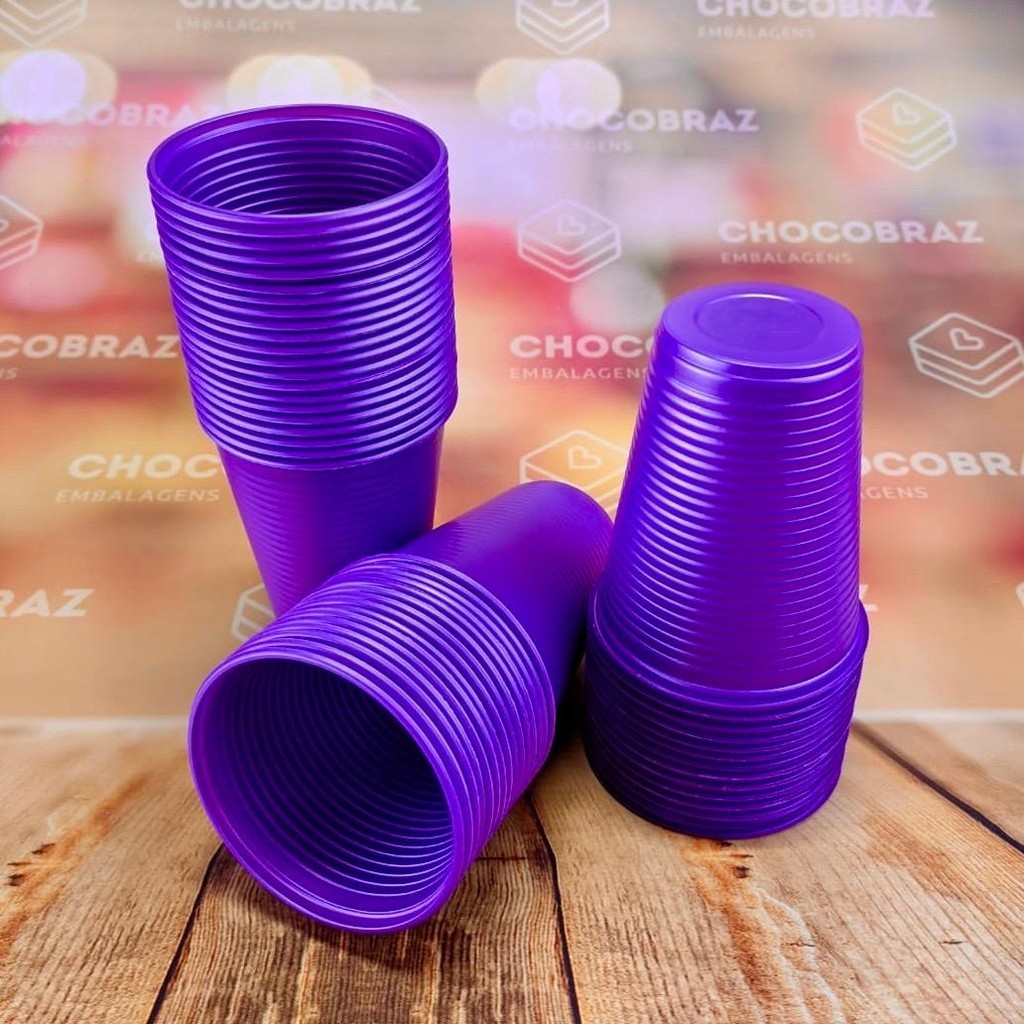 50~250 COPO ANIVERSARIO 200ml ROXO PELORADO BELLO FESTAS