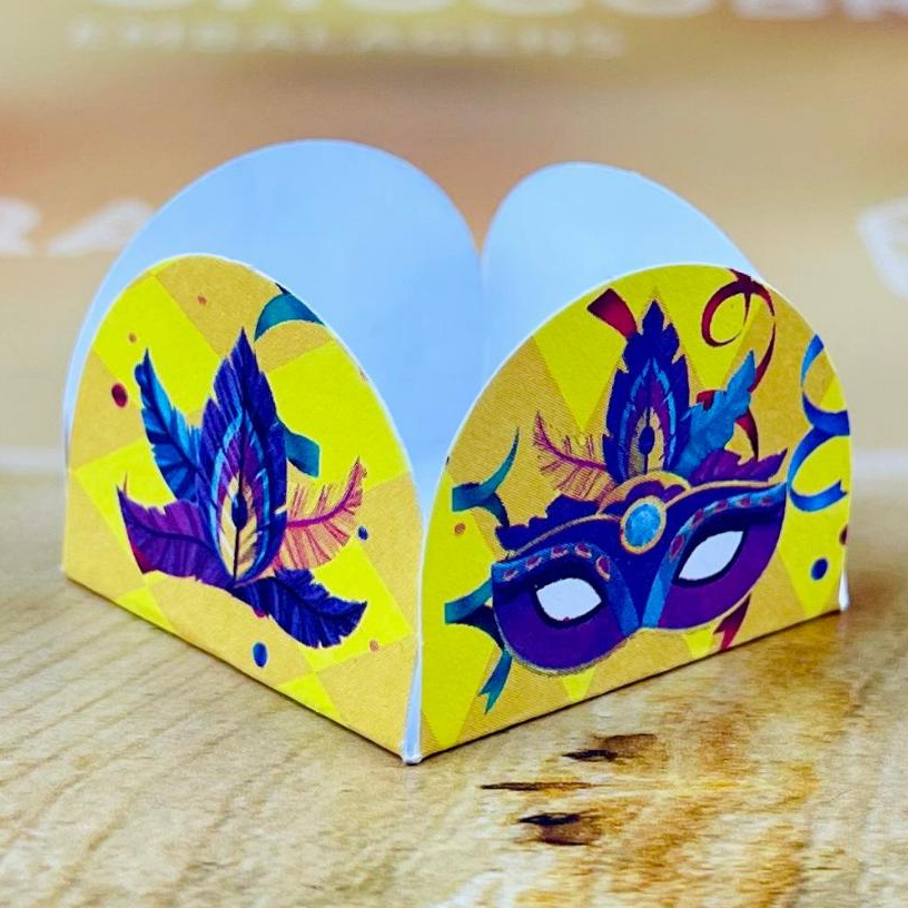50 ~ 350 FORMINHAS 4 PÉTALAS TEMA CARNAVAL  (NC TOYS SIMPLES)