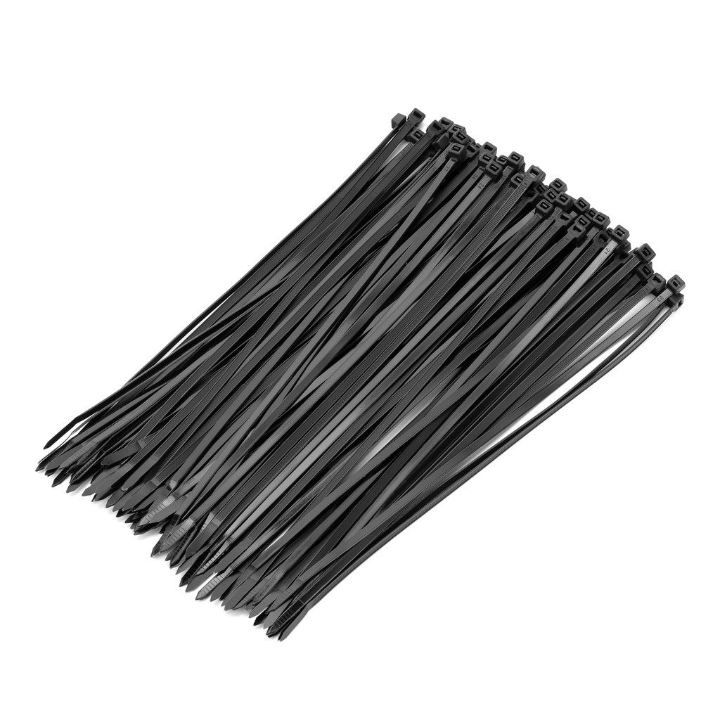 ABRACADEIRA DE PLASTICO, 300X4,8MM, PRETO, 100PCS // SPARTA