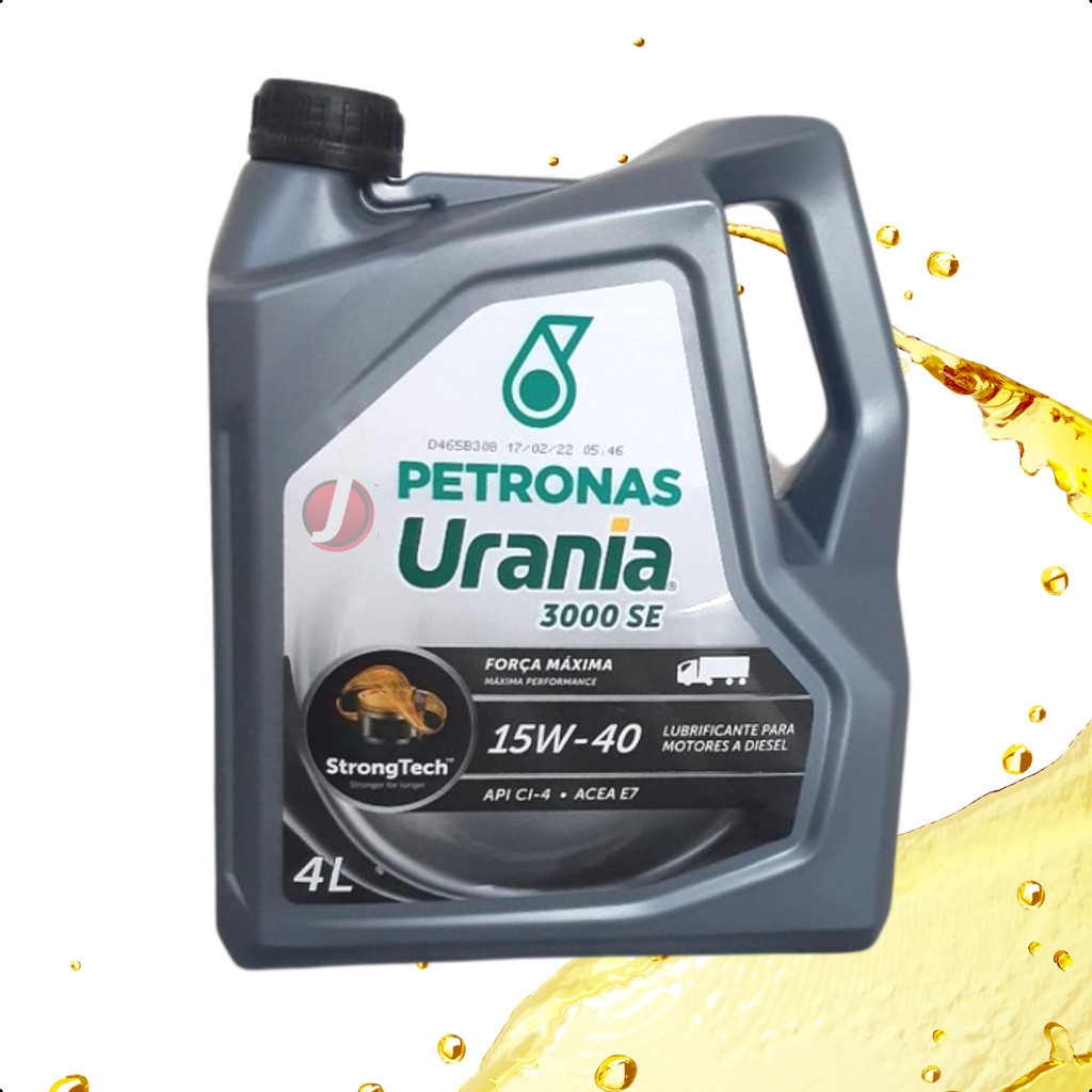 4 Litros Oleo Motor Diesel 15w40 Mineral A18 Urania API CI4