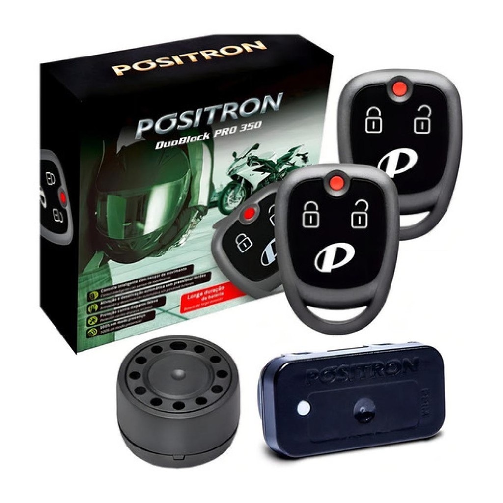 Alarme Para Motos Pósitron Duoblock Pro 350 G8 Universal