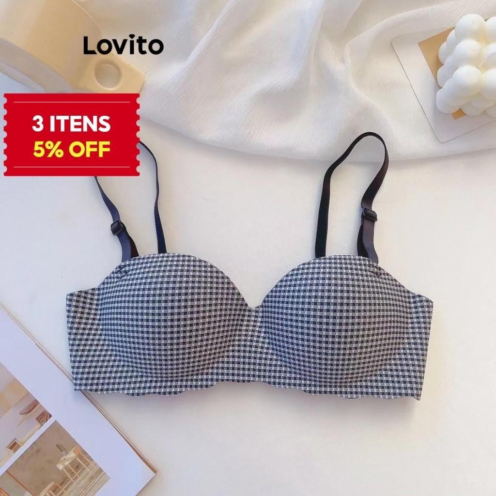 (Casual) Lovito Bralette Ditsy Floral Padrão Bralette Para Mulheres LNA66485