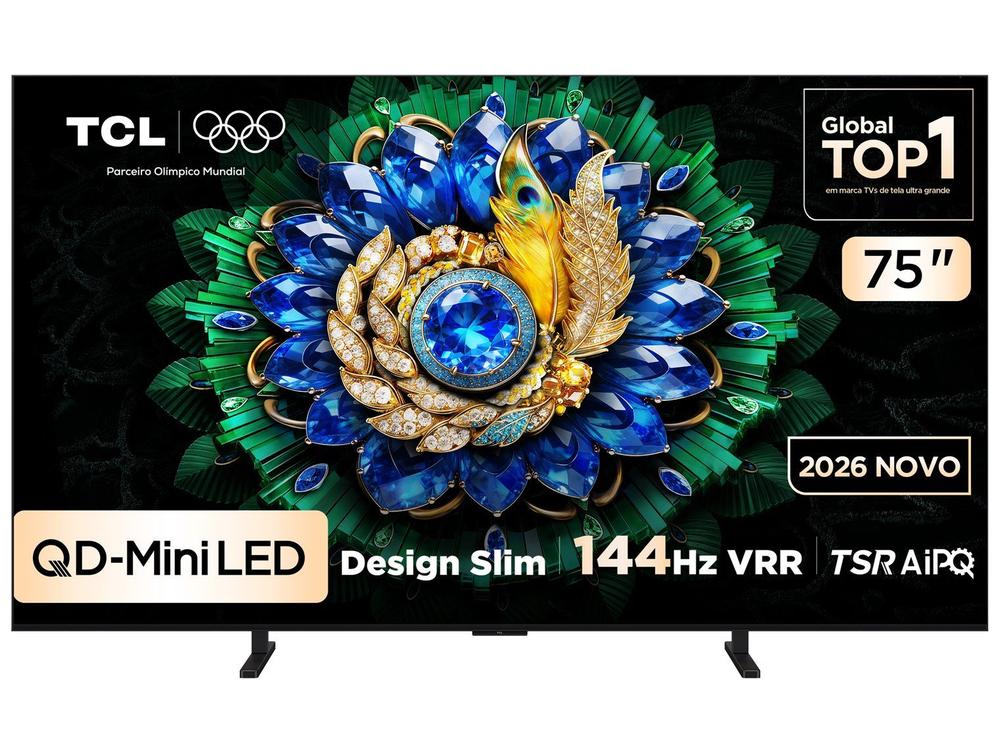 [Magalu] Smart TV 85" TCL 4K UHD Mini LED 75A400M Google TV 2026