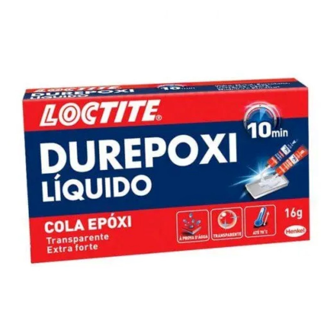 Adesivo Epóxi 16g Durepoxi Líquido - Loctite