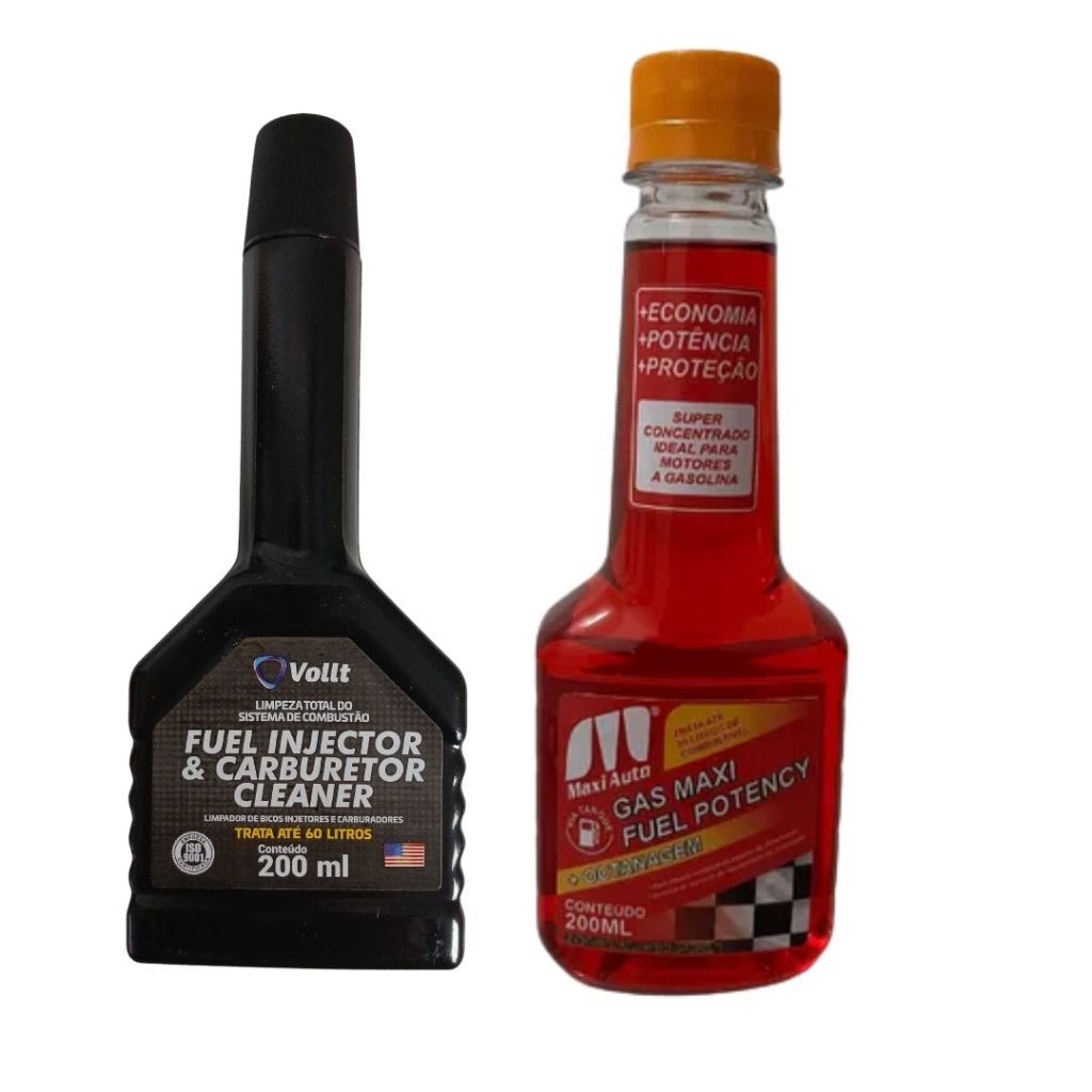 2 Aditivo De Combustível Gasolina E Limpa Bico 200ml