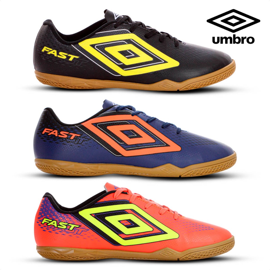 1 Par de Chuteira Umbro Futsal Fast II - Masculino Macia Leve Lançamento