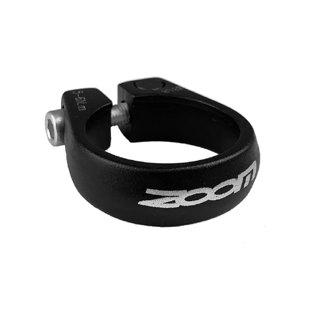 Abraçadeira Canote Selim 31.8mm Zoom AT-101 Alumínio Modelo Parafuso Bike Sem blocagem