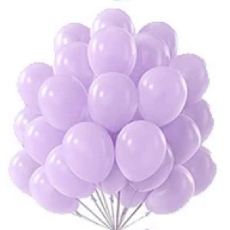 50~250 Unidades Balão Nº5 LÍLAS CANDY Cores Pastel Bexiga.//