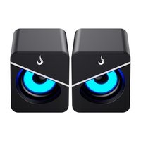 Caixa Som Gamer Rise Mode 6W Led Azul USB P2