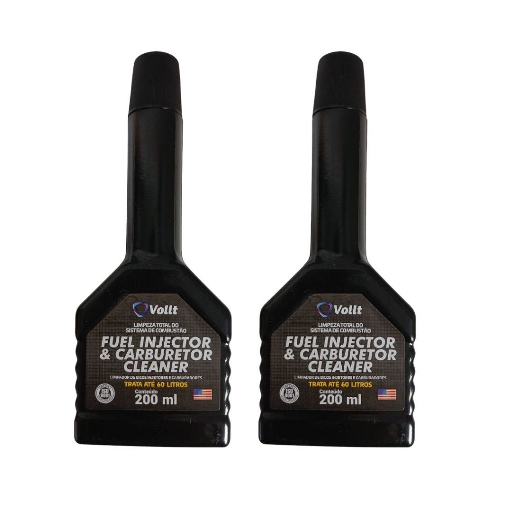 2 Aditivo de combustivel limpa bico descarbonizante limpa carburador 200ml