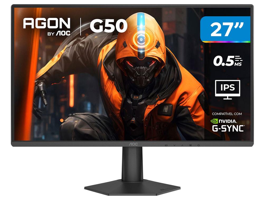 Monitor Gamer AOC 27 Full HD 144Hz IPS 0,5ms HDMI