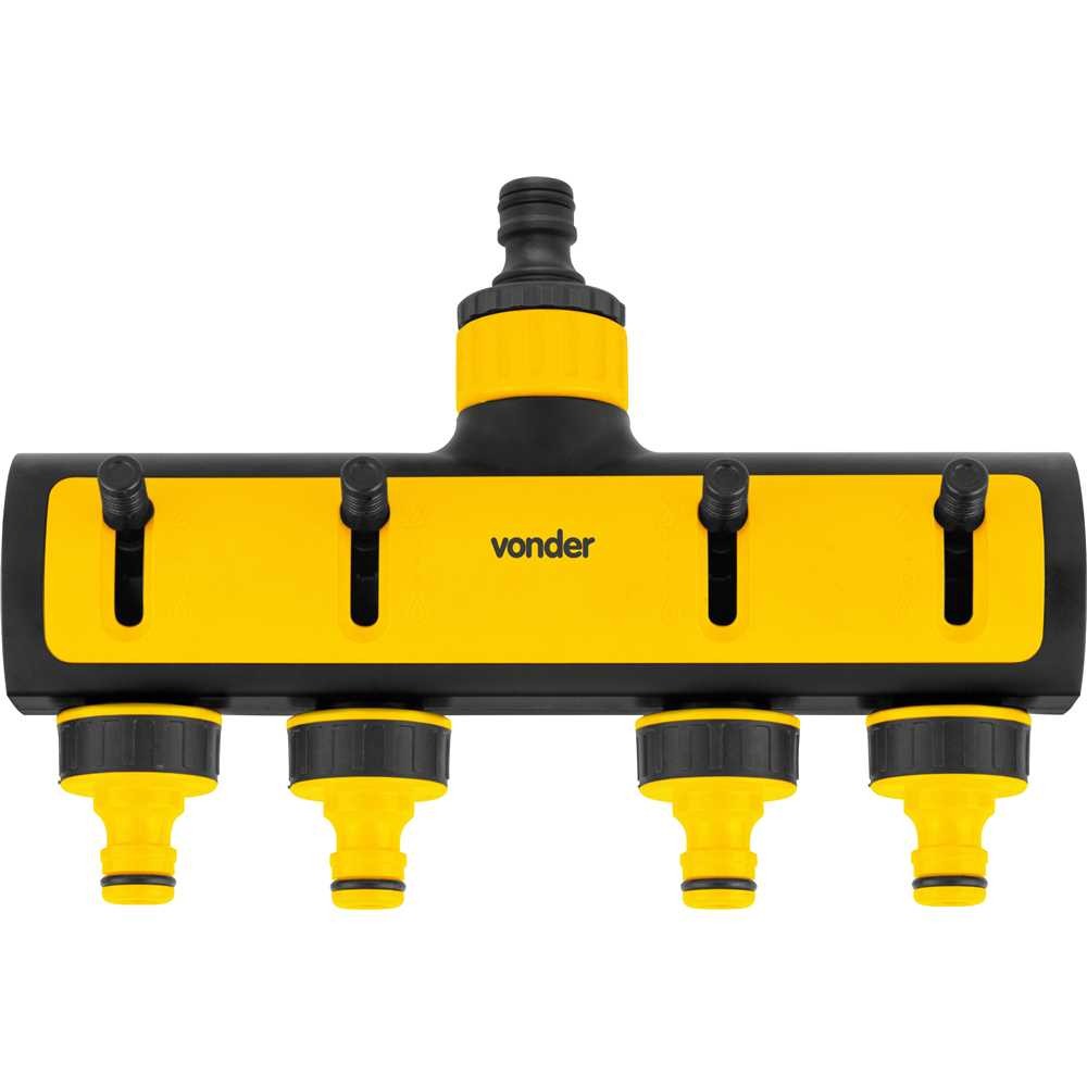 Adaptador Múltiplo P/Mangueira 4 Saídas C/ Reg AMV040 Vonder