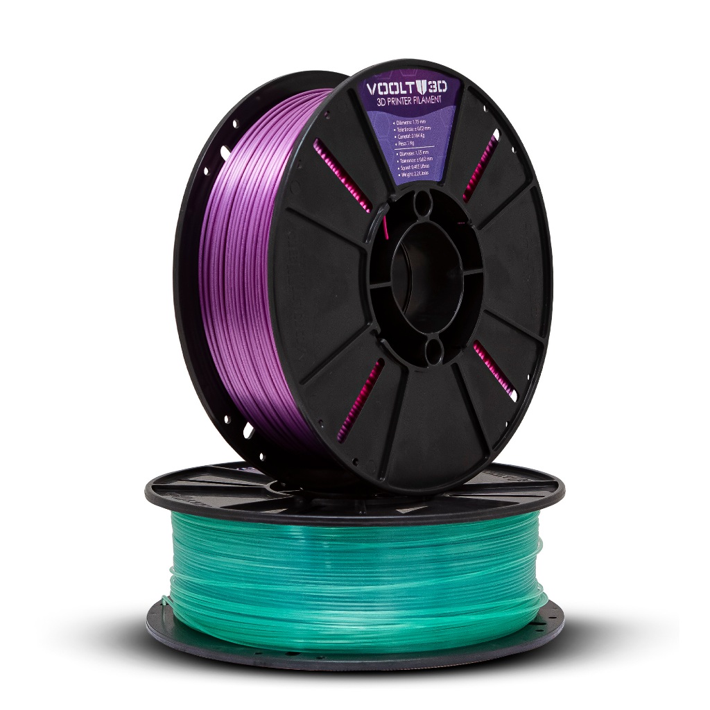 Filamento PETG Troca Cor 1kg Impressora 3D Voolt3D