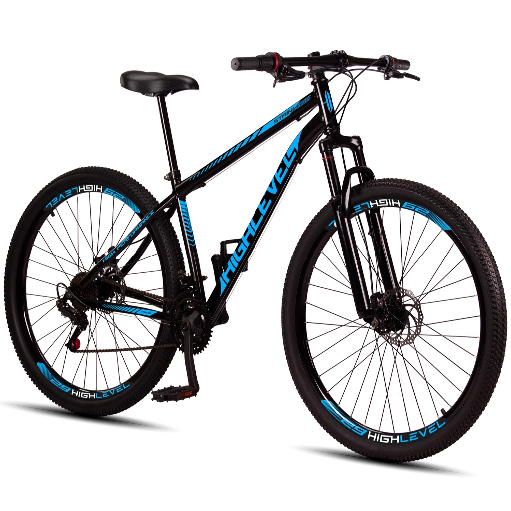 Bicicleta Aro 29 Aço Carbono Freios Disco