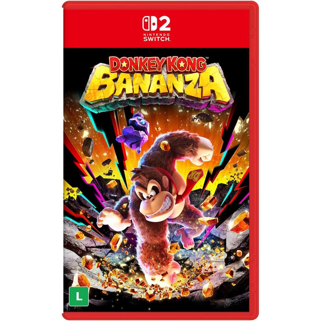 Donkey Kong Bananza Switch 2 BR Midia Fisica