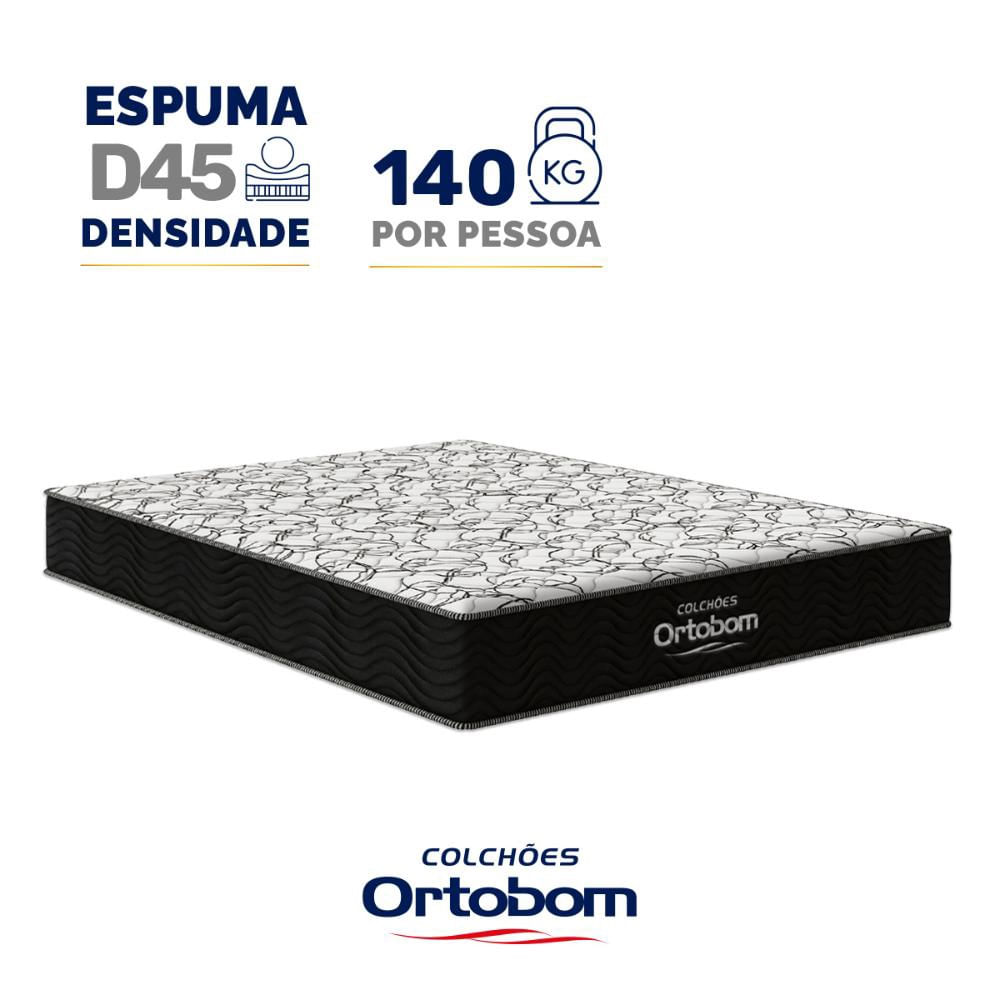Colchão Espuma D45 Ortobom Airtech Casal