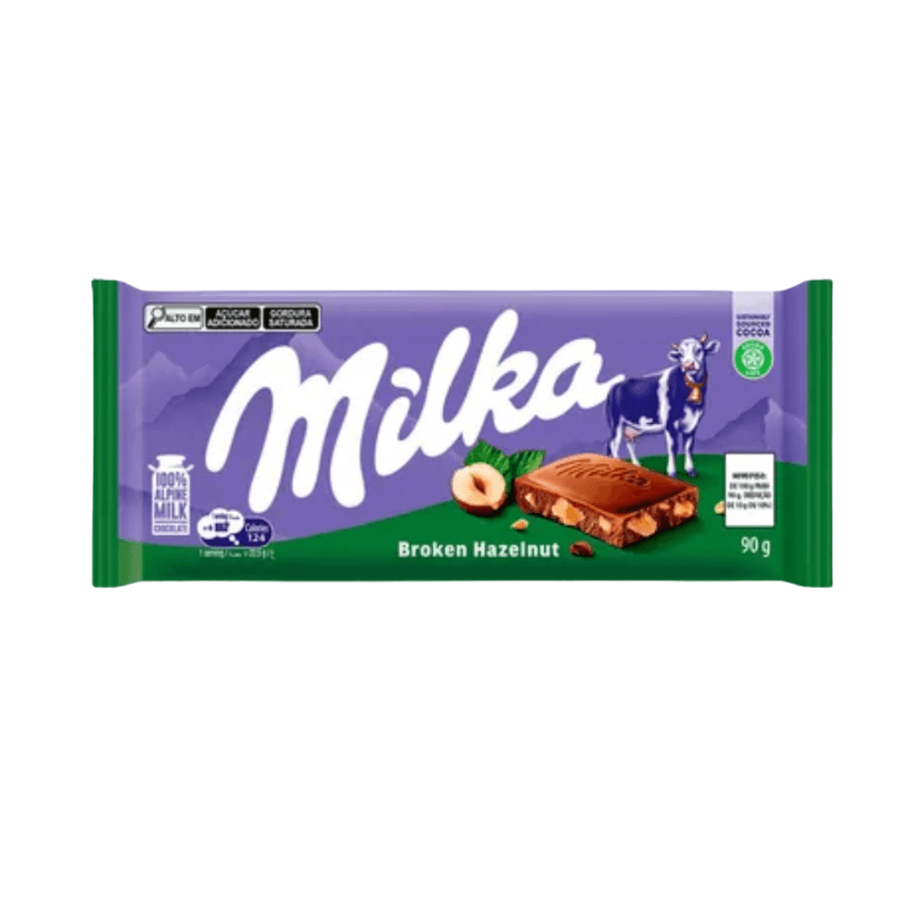 Chocolate ao Leite com Avelãs Milka 90g