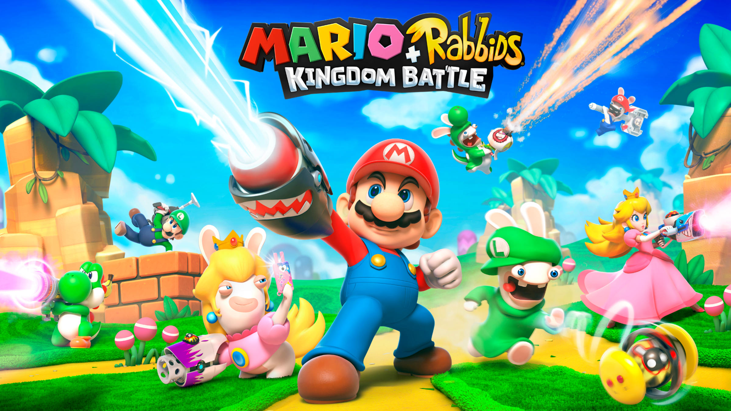 Jogo Mario + Rabbids® Kingdom Battle - Padrão ou Gold - Nintendo Switch
