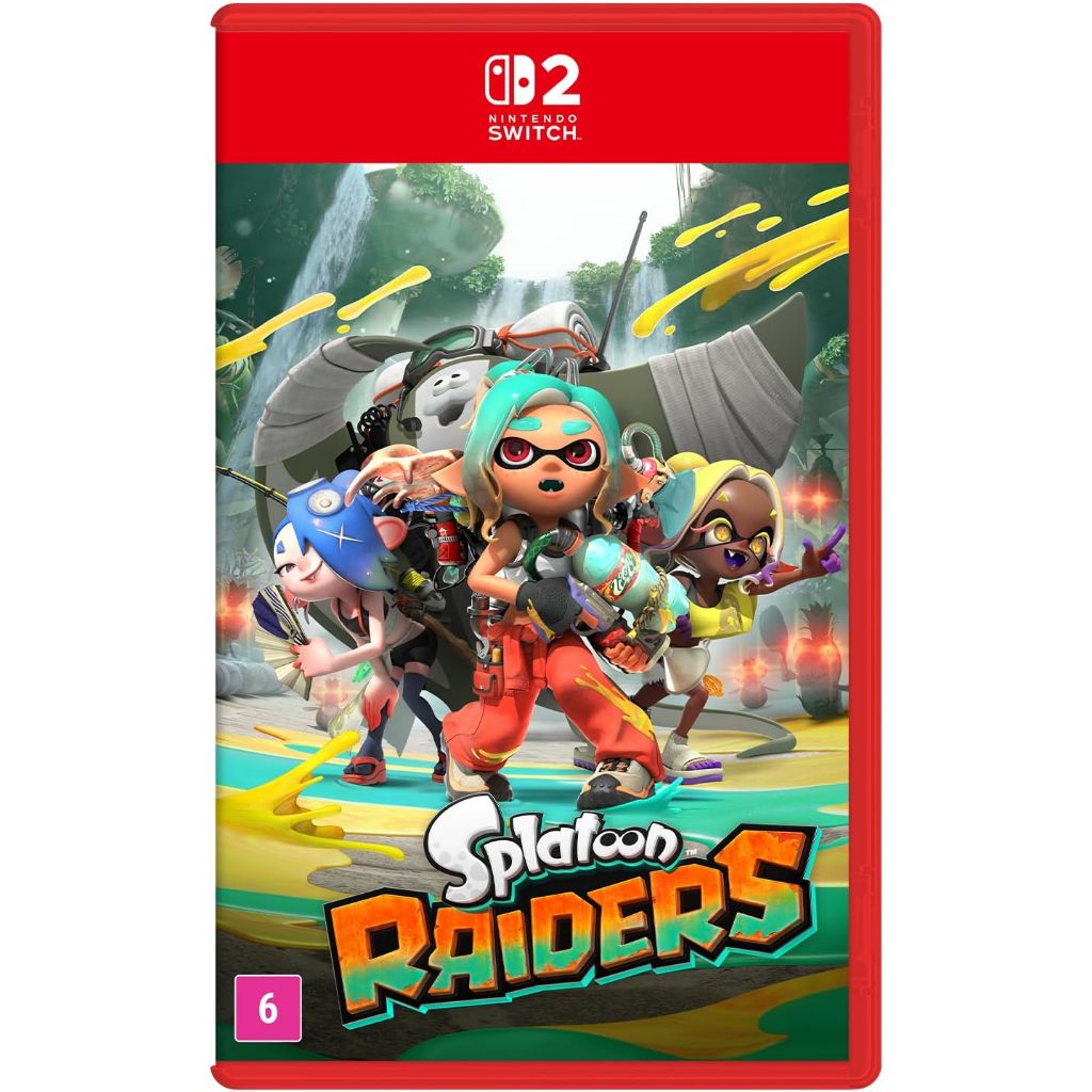 Splatoon Raiders Switch 2 BR Midia Fisica