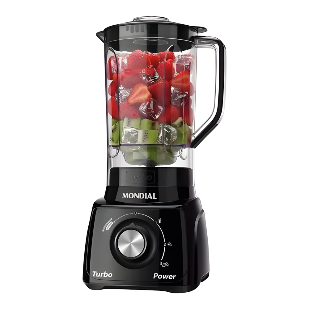 Liquidificador Mondial Turbo 550W 3 Velocidades