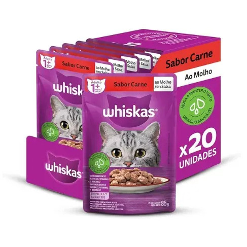Whiskas Sachê 85g – 20 Unid
