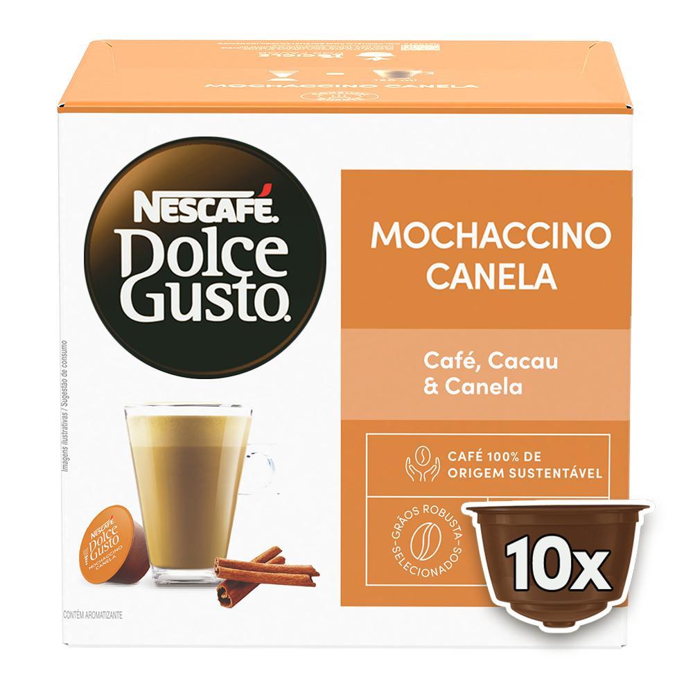 (R$ 52,59 / 4 unidades) NESCAFÉ DOLCE GUSTO Mochaccino Canela 10 cápsulas