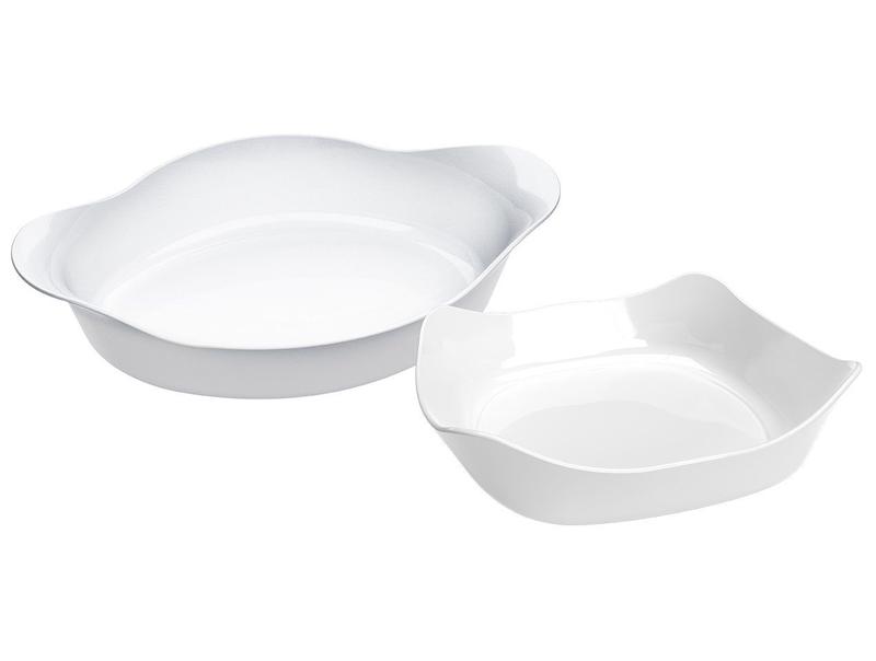 Conjunto Assadeiras Vidro Nadir Opaline Marinex