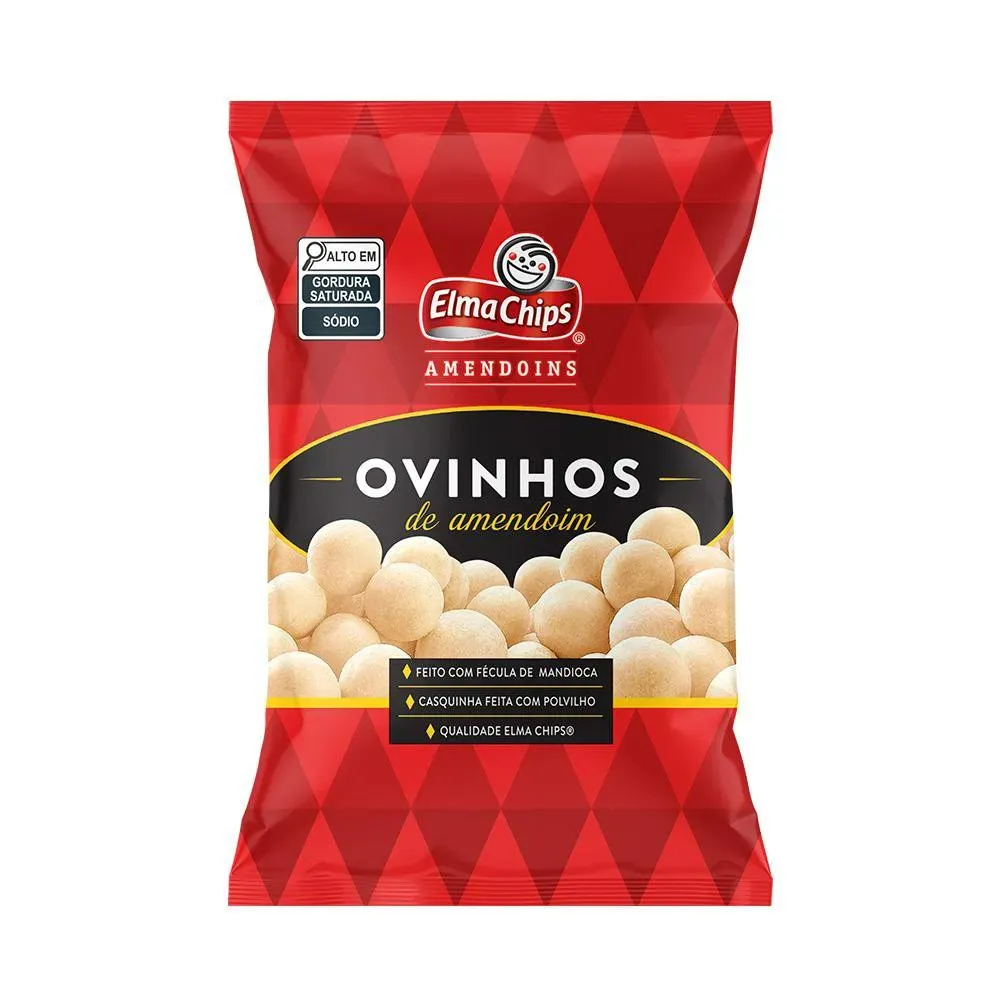 Amendoim Elma Chips Ovinhos 65g