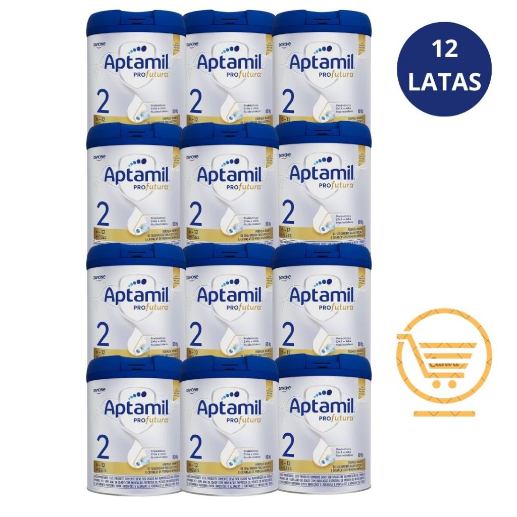 Aptamil ProFutura 2 800g - Kit 12 latas