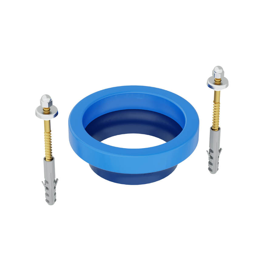 Anel de Vedação Com Guia e Parafuso Azul Blukit Plast