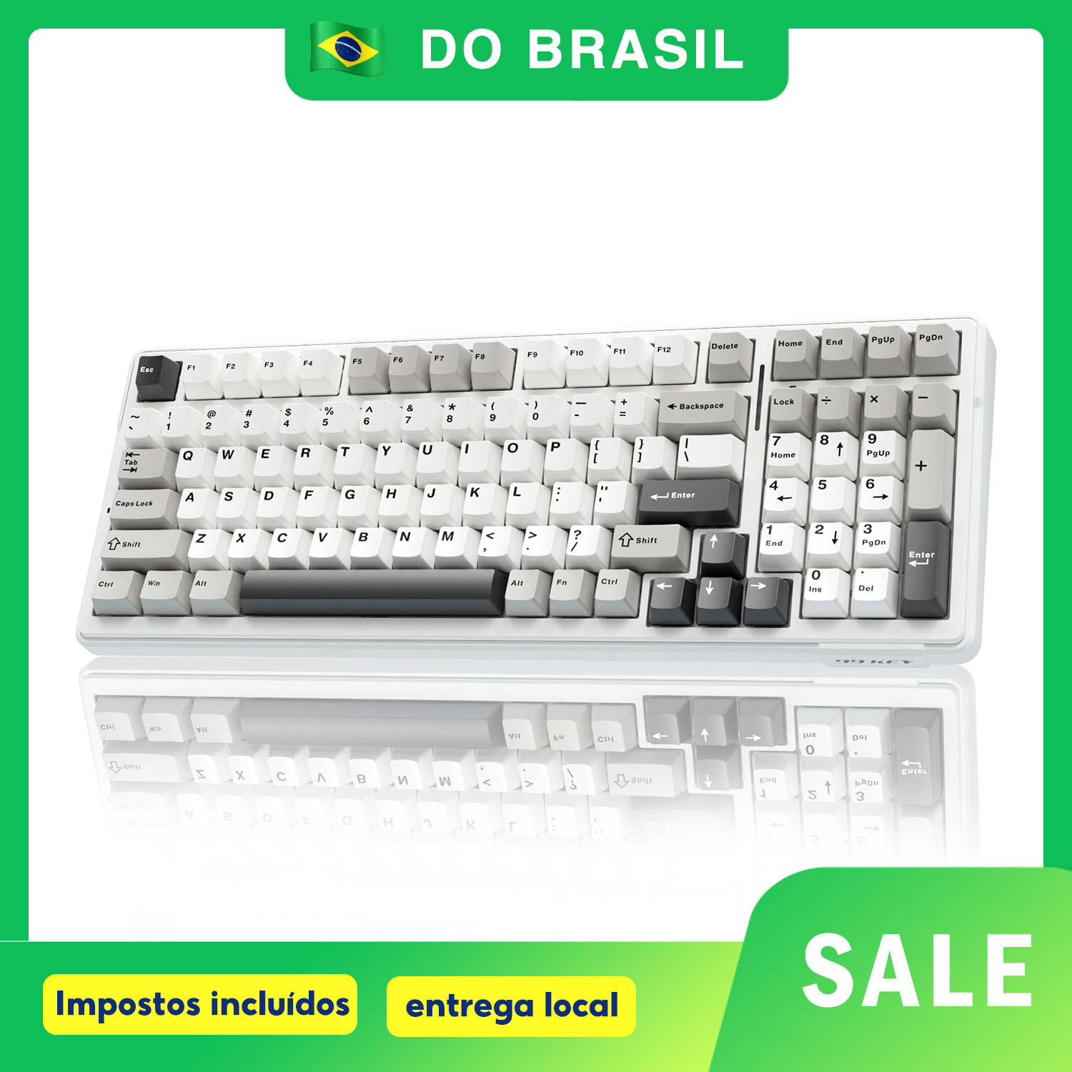 Teclado Mecânico Gaming F99 Bluetooth 5.0
