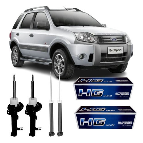4 Amortecedor Dianteiro Traseiro Ecosport 1.6 8v 2007