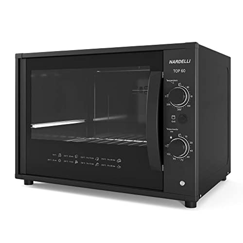 Forno Elétrico NARDELLI 60L Top60 Black 127V